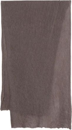Botto Giuseppe striped scarf - men - Fabric - One Size - Brown