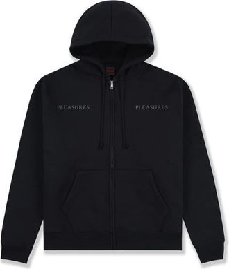 Pleasures Spine Zip Hoodie in Black at Nordstrom, Size Xx-Large