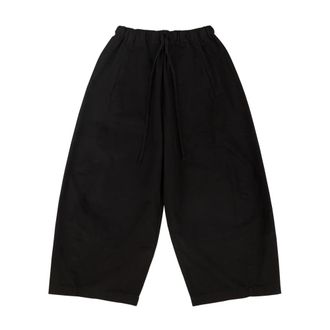 Entire studios Wide Trousers, male, Black, Size: XL Drawstring Pocket Trousers
