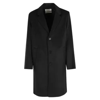 Amaranto Amaranth Coat - male - AMAR&Aacute;NTO - Single-Breasted Coats - Black - M - Coats