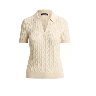 Ralph Lauren Dames, Tops, Beige, Maat: S
