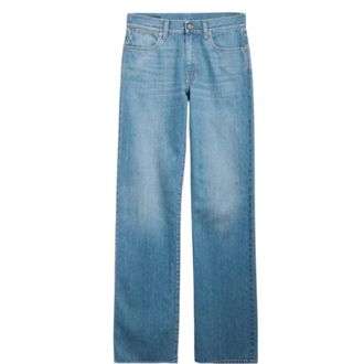 Gucci Low Straight Pant - Dames - Regular Fit Jeans - Blauw - W27 - Katoen - Jeans