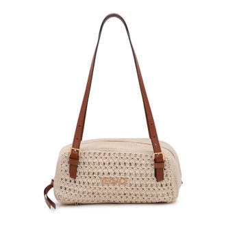 Versace Shoulder Bags, female, Beige, Size: ONE SIZE Shoulder Bag