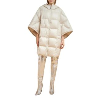 Liviana Conti Parkas, female, Beige, 2XS, Padded Hooded Nylon Down Coat
