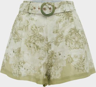 Aqua Blu Australia Portia Belted Shorts