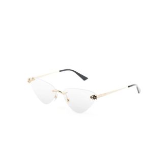 Cartier Glasses, female, Yellow, Size: 60 MM Ct0448O 001 Optical Frame