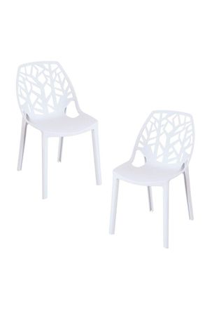 Regalos Miguel Regalos Miguel - Packs Sillas - Pack 2 Sillas Hissar Polipropileno - Blanco