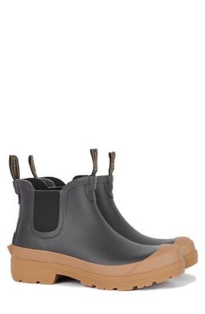 Barbour Storm Chelsea Rain Boot in Brown at Nordstrom Rack, Size 10