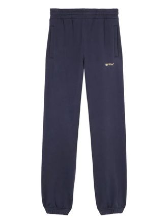 Off-white Ink logo-print track pants - Blue
