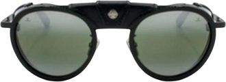 Vuarnet Authentieke Glacier Zonnebril Premium Kwaliteit - unisex - Zonnebrillen - Zwart - 52 MM - Accessoires