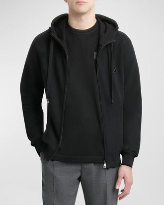 Dolce & Gabbana zip-up hooded jersey jacket from $1,420.00