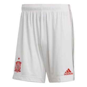 adidas FEF A SHO European Cup Spanish national team Away Soccer/Football Sports Shorts White EH6515