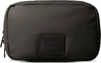 Calvin Klein zip-fastening wash bag - Black