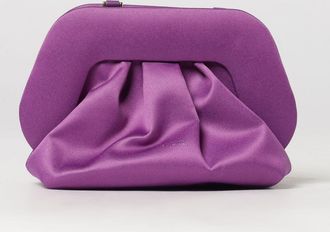 Themoir&egrave; Bios Draped Satin Mini Bag with Shoulder Strap