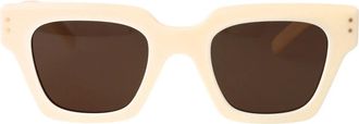 Dolce & Gabbana Stijlvolle zonnebril met model 0Dg 4413 - Heren - Zonnebrillen - Beige - 48 MM - Accessoires