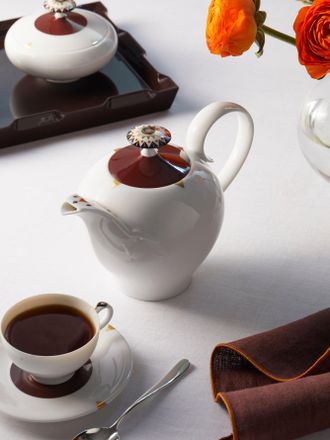 Augarten Wien Ena Rottenberg Hand-Painted Porcelain Coffee Pot