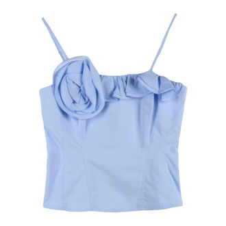 Marella Top sin mangas - Tops - Mujer - Azul - M