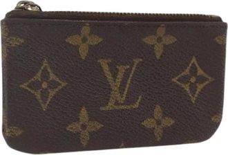 Louis Vuitton Pre-owned Accessories, female, Brown, Size: ONE SIZE Pre-owned Canvas Wallet