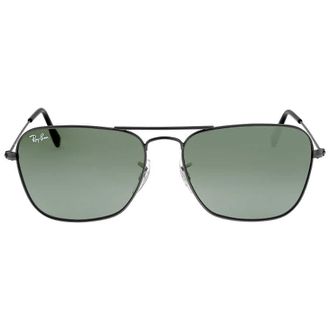 Ray-Ban Ray Ban Caravan Green Classic G-15 Square Unisex Sunglasses RB3136 004 55