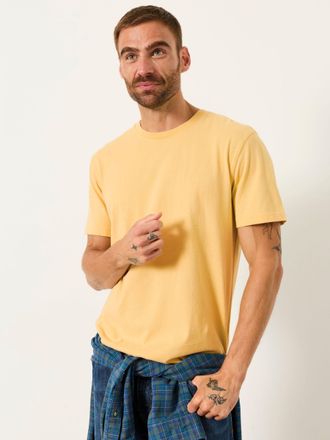Fat Face FatFace Lulworth Yellow Short SleeveT-Shirt