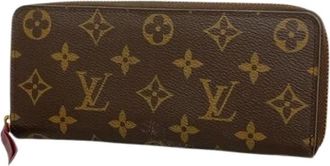 Louis Vuitton Pre-owned Wallets, female, Brown, Size: ONE SIZE Pre-owned Long wallet (bi-fold)