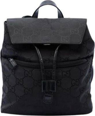 Gucci Zaino Pre-owned Vintage in Nylon - - Pre-owned - Donna - Nero - ONE SIZE