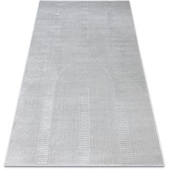 RugsX Rugsx - Alfombra Balance 9086 Gris - Geom&eacute;trico, Estructural, Glamour Grey 120x170 Cm