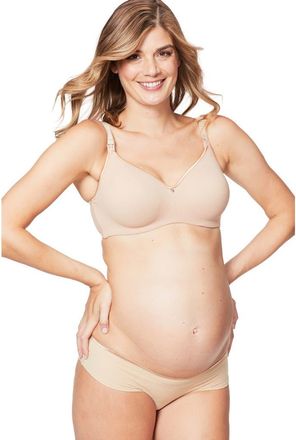 Cake Maternity Croissant Smoothing Flexi-Wire Nursing Bra in Beige at Nordstrom, Size 40C