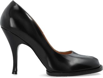Maison Margiela Tabi Cut-Out High Heels - Dames - Pumps - Zwart - 36 EU - Leer - Schoenen