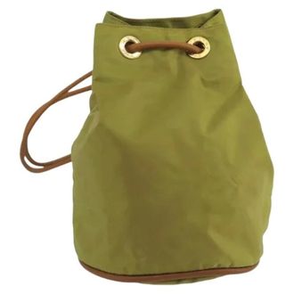 Celine Pre-owned Bucket Bags, female, Green, Size: ONE SIZE Pre-owned Evening Clutch