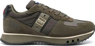 Blauer Politie Sneaker - Heren - Sneakers - Groen - 41 EU - Su&egrave;de - Schoenen