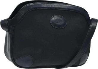 Burberry Pre-owned Cross Body Bags, female, Blue, Size: ONE SIZE Pre-owned Canvas Shoulder Bag