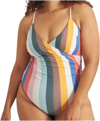 Dedicated Wrap Swimsuit Klinte Badeanzug f&uuml;r Damen | wei&szlig;