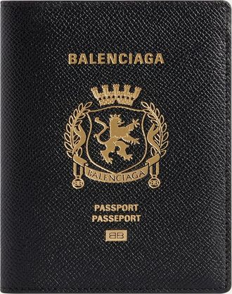 Balenciaga Passport Leather Holder