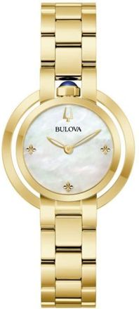 Bulova Rubaiyat Mother of Pearl Dial Ladies Watch 97L181