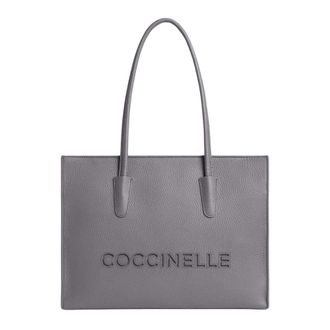 Coccinelle Nory Tote Bag - Dames - Shoppers - Blauw - ONE Size - Katoen - Tassen