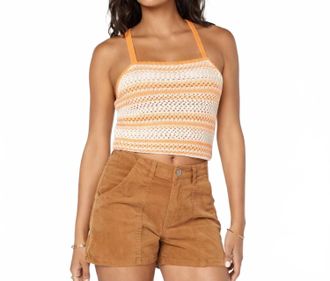 Roxy Tiki Time Tank Top In Muskmelon