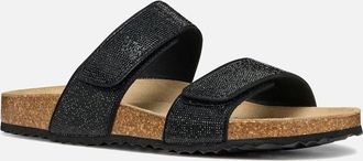 Geox Womens D Briona R Womens Sandals - Black - Size: 7.5