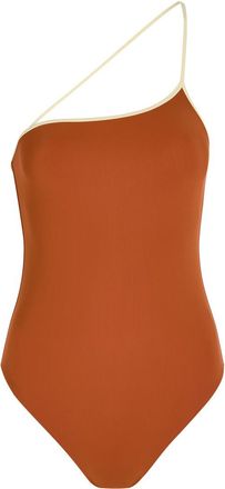 Lido Sessantasei One-shoulder Swimsuit - Orange - S (UK8-10 / S)