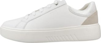 Geox Nhenbus Sneakers - Dames - Sneakers - Wit - 36 EU - Leer - Schoenen