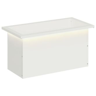 vidaXL Jardinera Para Jard&iacute;n Con Luces Led Blanco 30 X 60 X 30 Cm Vidaxl