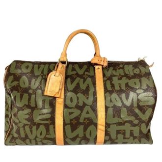 Louis Vuitton Pre-owned Canvas Weekend Bag - unisex - Louis Vuitton Vintage - Vintage Weekend Bags - Green - ONE SIZE - Pre-owned