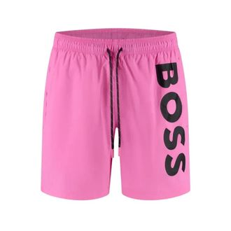 HUGO BOSS Heren, Badkleding, Roze, Maat: XL Polyamide