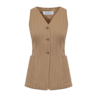 Max Mara Vests, female, Beige, Size: 2XS Falla Vest