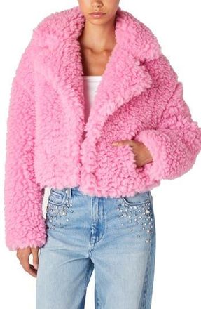 Blank NYC Faux Fur Jacket in Candy Bar at Nordstrom Rack, Size Medium