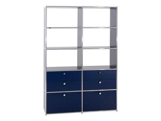 Schubiger M&ouml;bel Sideboard System 20.20 Stahlblau