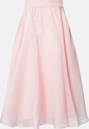 Max Mara Calle silk midi skirt
