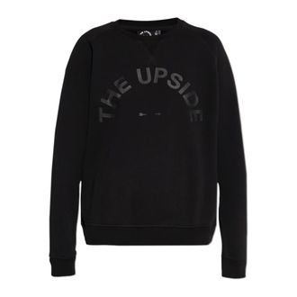 The Upside Dames, Sweatshirts & Hoodies, Zwart, Maat: XS Katoen