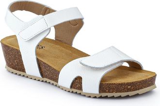 Jones Bootmaker Womens Joanie Leather Sandals - White - Size UK 3