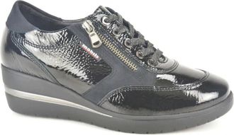 Mephisto Zwart Lace N.+tiret Spie Z. - Dames - Sleehakken - Zwart - 34 1/2 EU - Schoenen